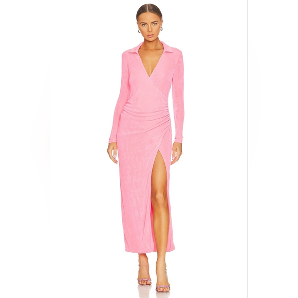 7. NWT SER.O.YA ELM DRESS IN NEON PINK - Picture 1 of 7